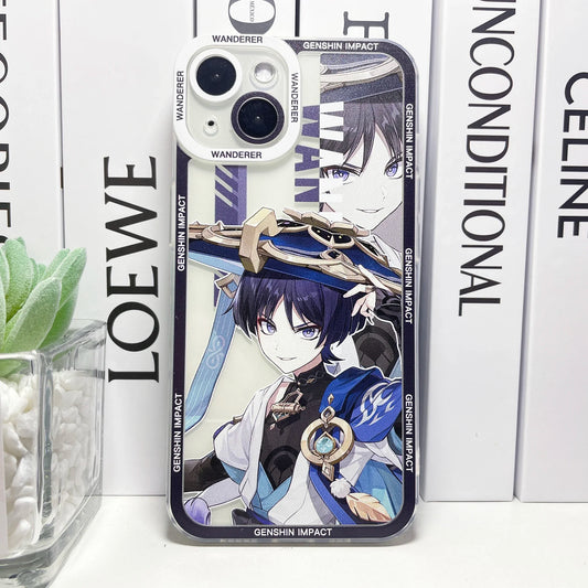 Genshin Impact WANDERER Soft Cover iPhone Case