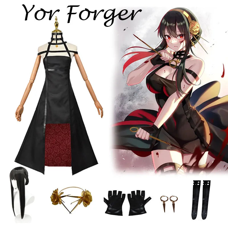 SPYxFAMILY Yor Forger 角色扮演服装