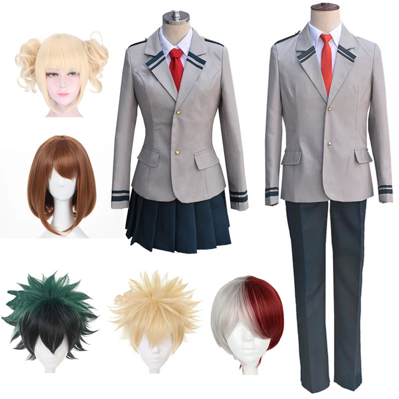 Disfraz de uniforme escolar de My Hero Academy (Boku No Hero Academia)