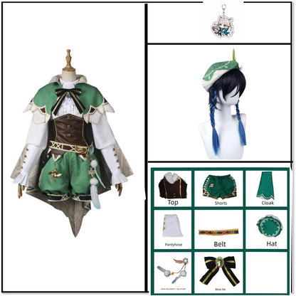 Genshin Impact Venti Cosplay Costume