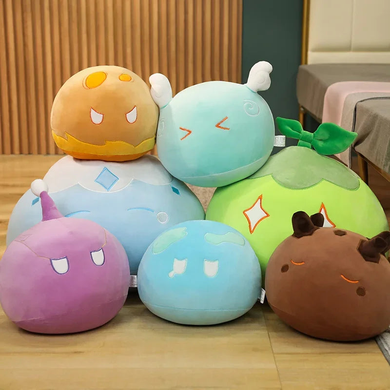 Genshin Impact Palm-Sized 10cm Slime Cute Plush Dolls