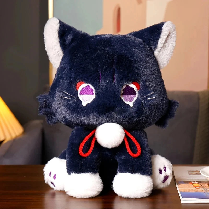 Genshin Impact 25cm Scaramouche Cat Cute Plush Doll