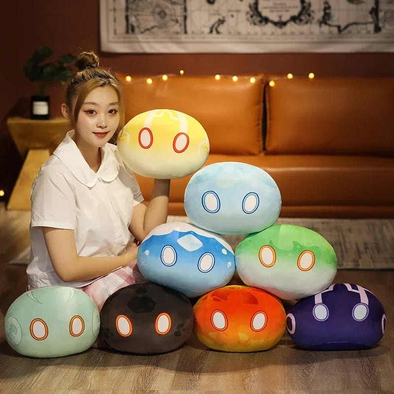 Genshin Impact Palm-Sized 10cm Slime Cute Plush Dolls