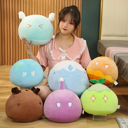 Genshin Impact Palm-Sized 10cm Slime Cute Plush Dolls