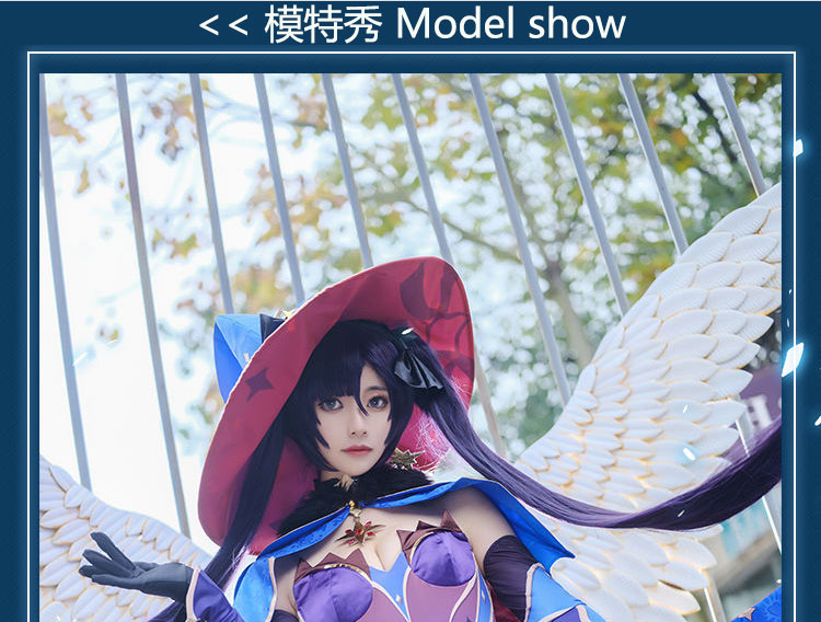 Genshin Impact Mona Cosplay Costume