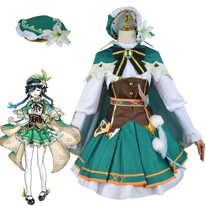 Genshin Impact Venti Cosplay Costume