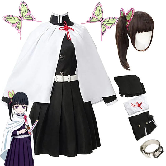 Demon Slayer (Kimetsu no Yaiba) Tsuyuri Kanao Cosplay Costume