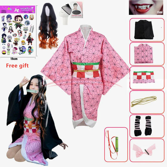 Disfraz de Cosplay de Demon Slayer (Kimetsu no Yaiba) Kamado Nezuko