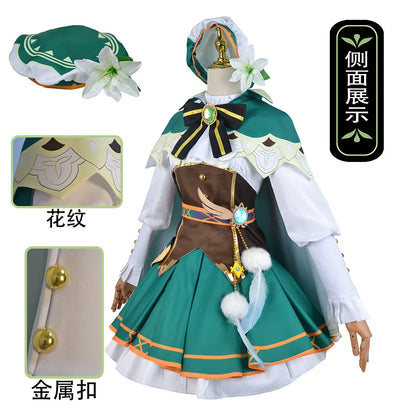 Genshin Impact Venti Cosplay Costume