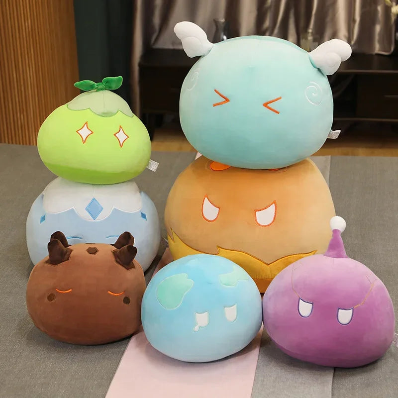 Genshin Impact Palm-Sized 10cm Slime Cute Plush Dolls