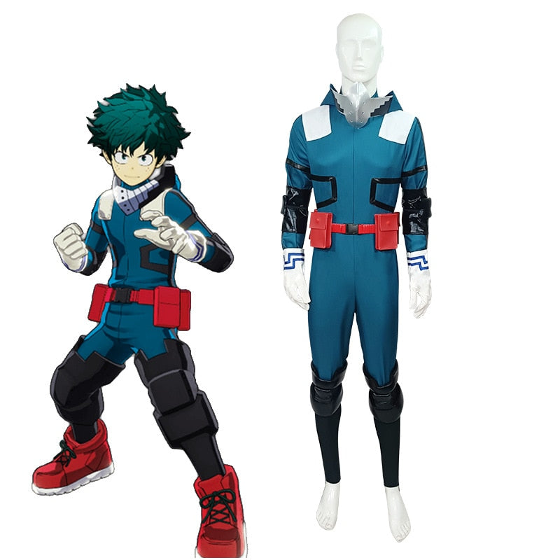 My Hero Academy (Boku No Hero Academia) Midoriya Battle Cosplay Costume