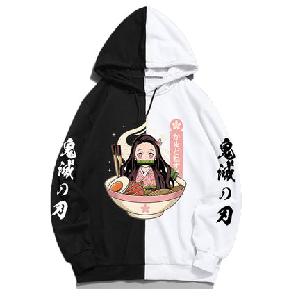 恶魔杀手 (Kimetsu no Yaiba) 连帽衫 - 中号至加大号